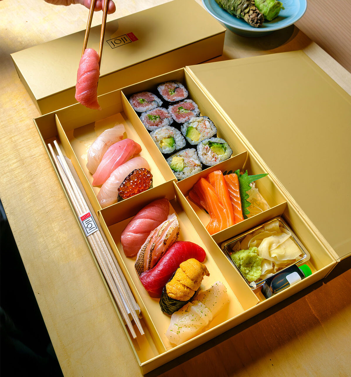Colorful Assortment of Sushi